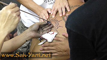Sak Yant tattooing